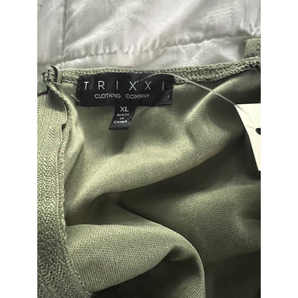 NWT Francesca's Trixxi Women's Green Dress Sz XL - Picture 4 of 4